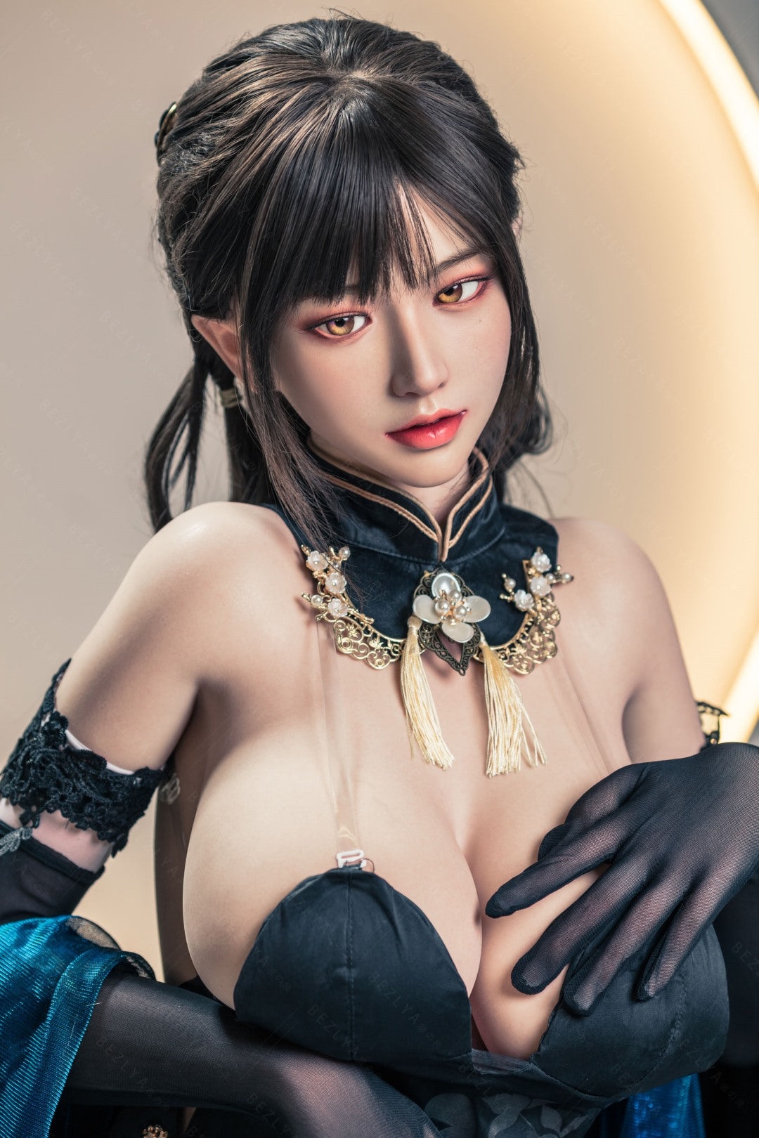 Lagenaria seksnukk (Bezlya Doll 155 cm H-tass 2,1 silikoon)