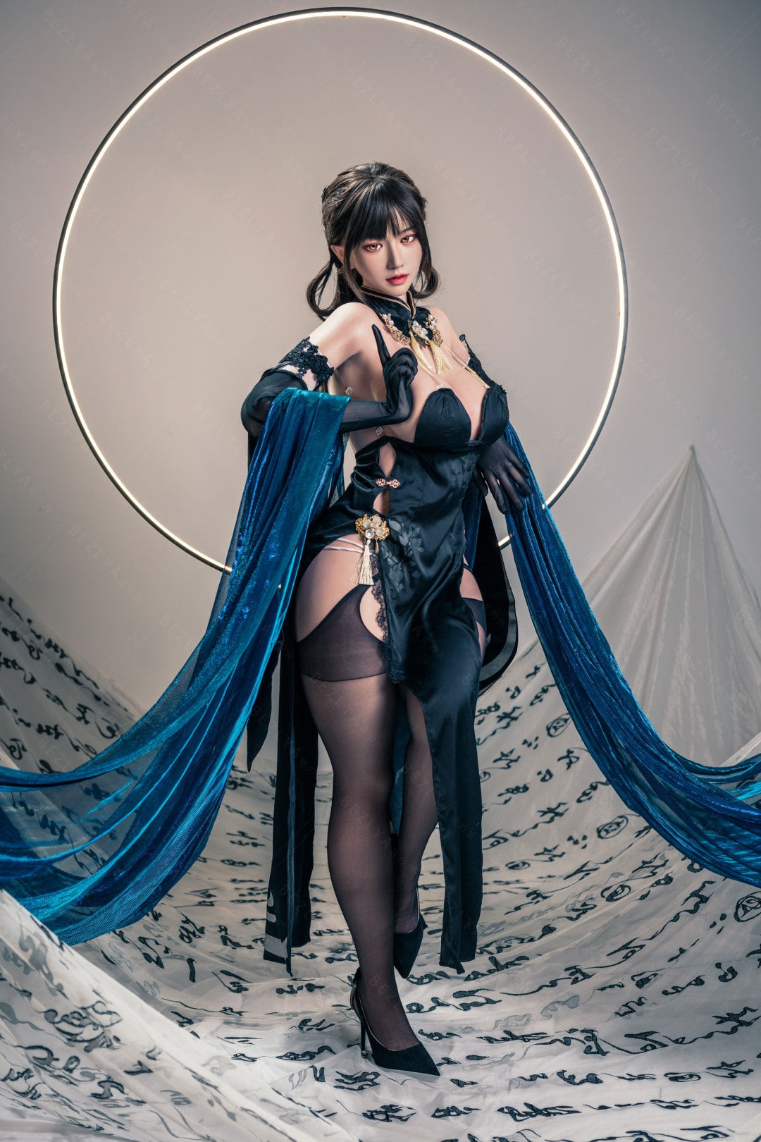 Lagenaria seksnukk (Bezlya Doll 155 cm H-tass 2,1 silikoon)