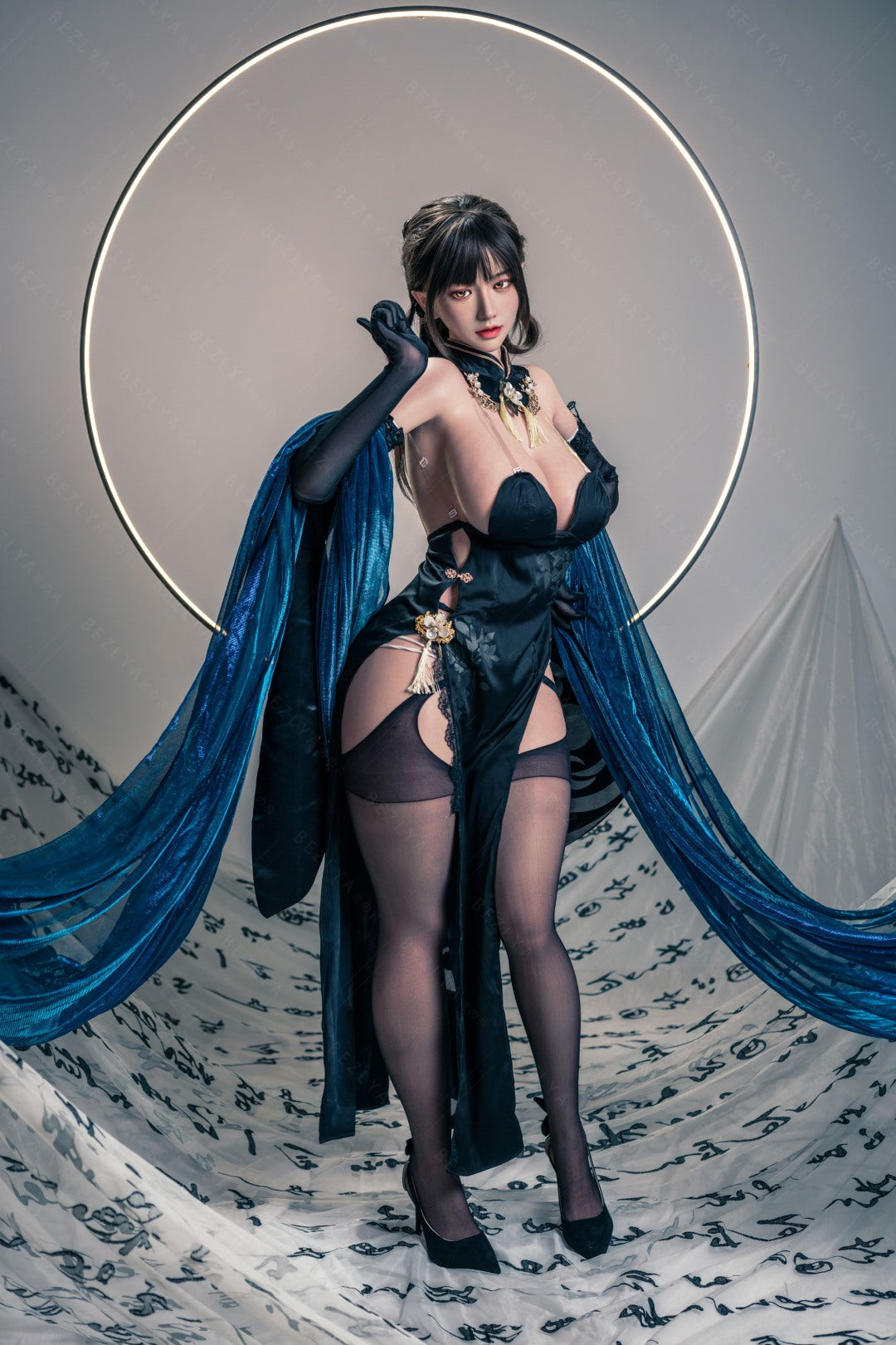 Lagenaria seksnukk (Bezlya Doll 155 cm H-tass 2,1 silikoon)