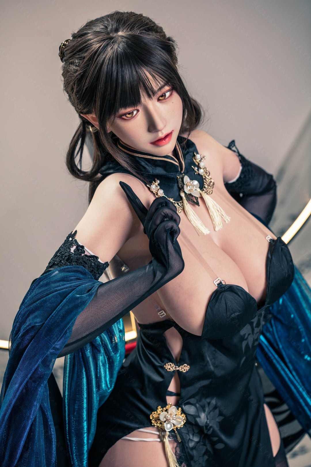 Lagenaria seksnukk (Bezlya Doll 155 cm H-tass 2,1 silikoon)