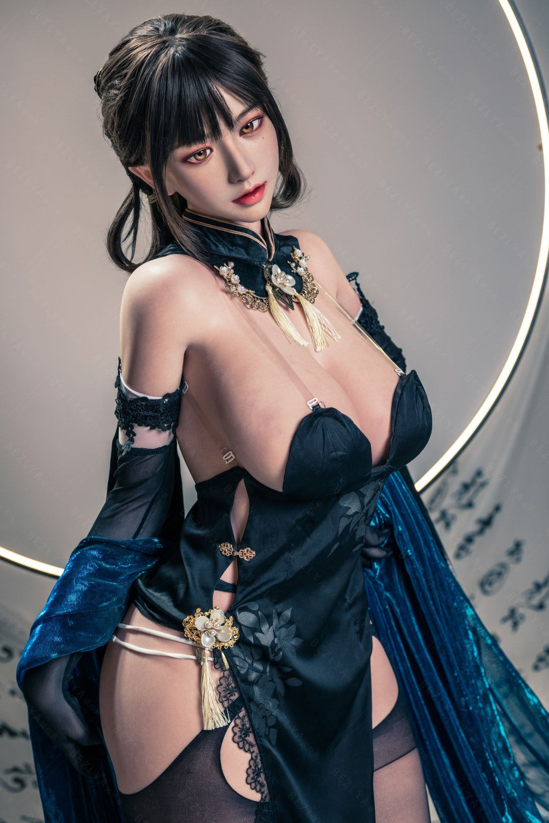 Lagenaria seksnukk (Bezlya Doll 155 cm H-tass 2,1 silikoon)
