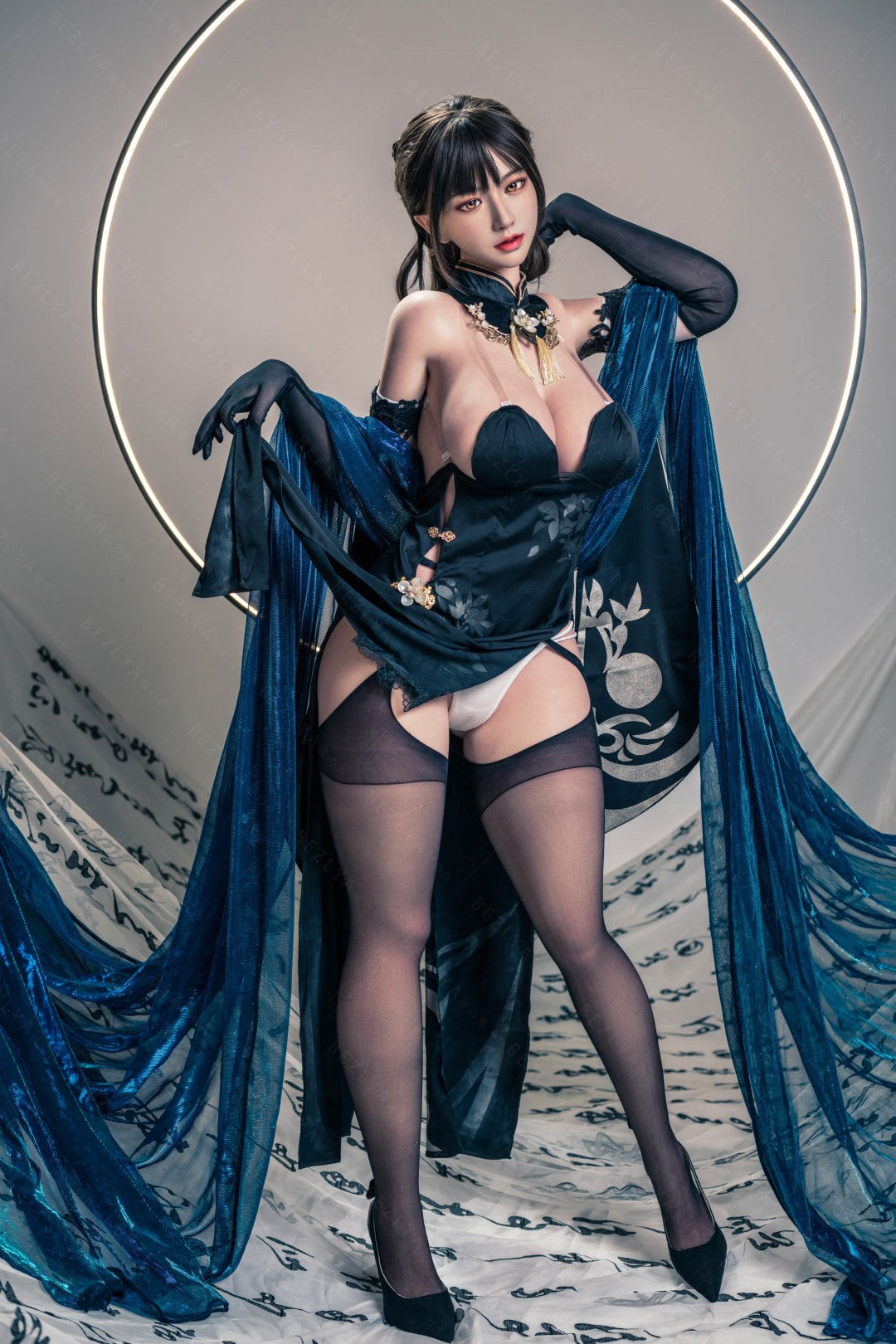 Lagenaria seksnukk (Bezlya Doll 155 cm H-tass 2,1 silikoon)