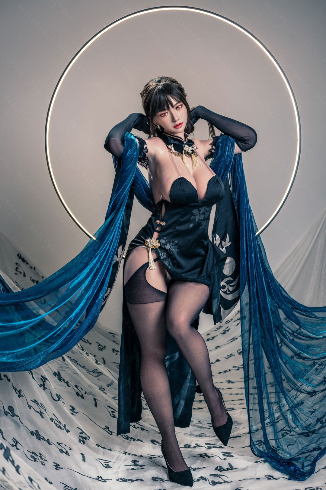 Lagenaria seksnukk (Bezlya Doll 155 cm H-tass 2,1 silikoon)