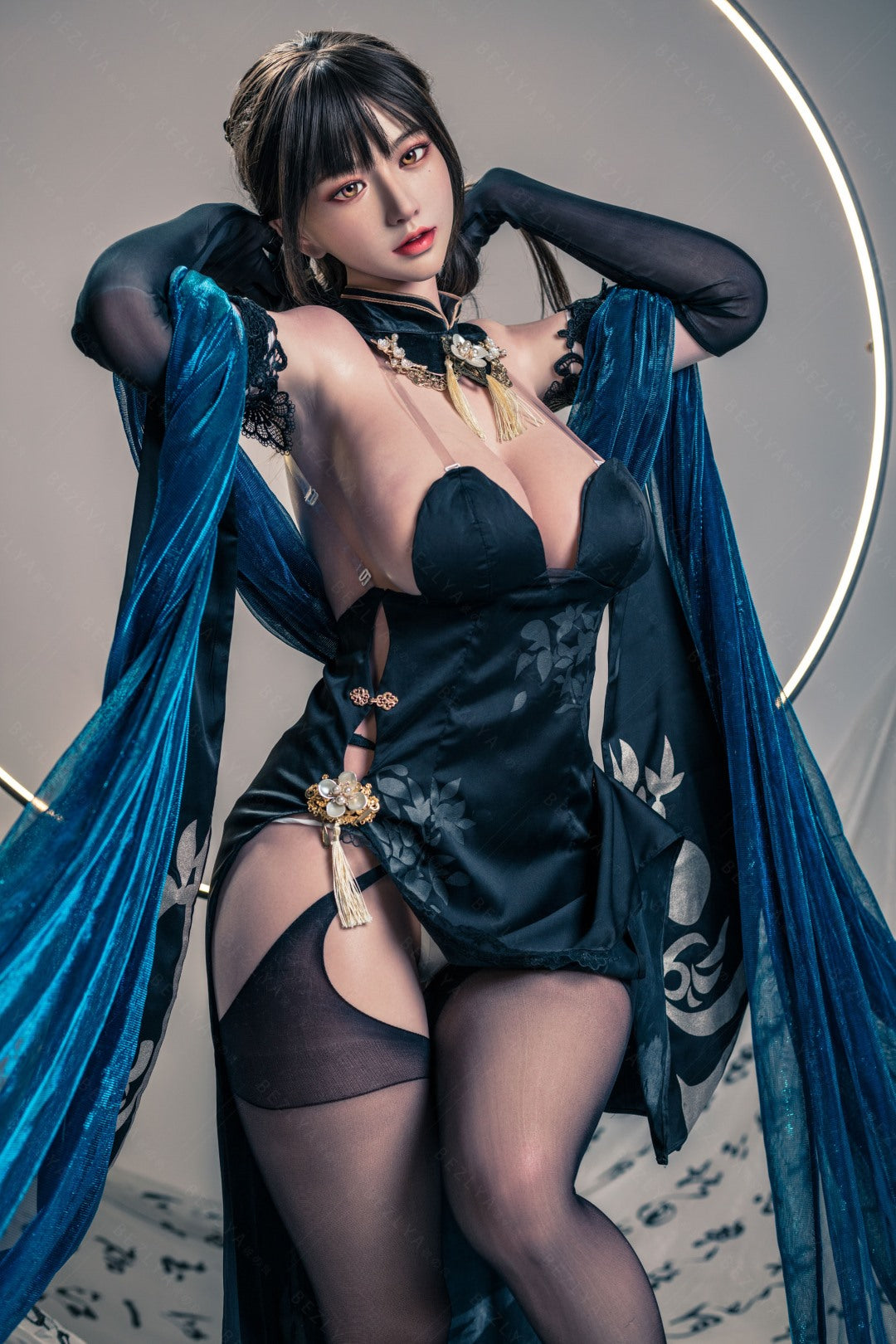 Lagenaria seksnukk (Bezlya Doll 155 cm H-tass 2,1 silikoon)