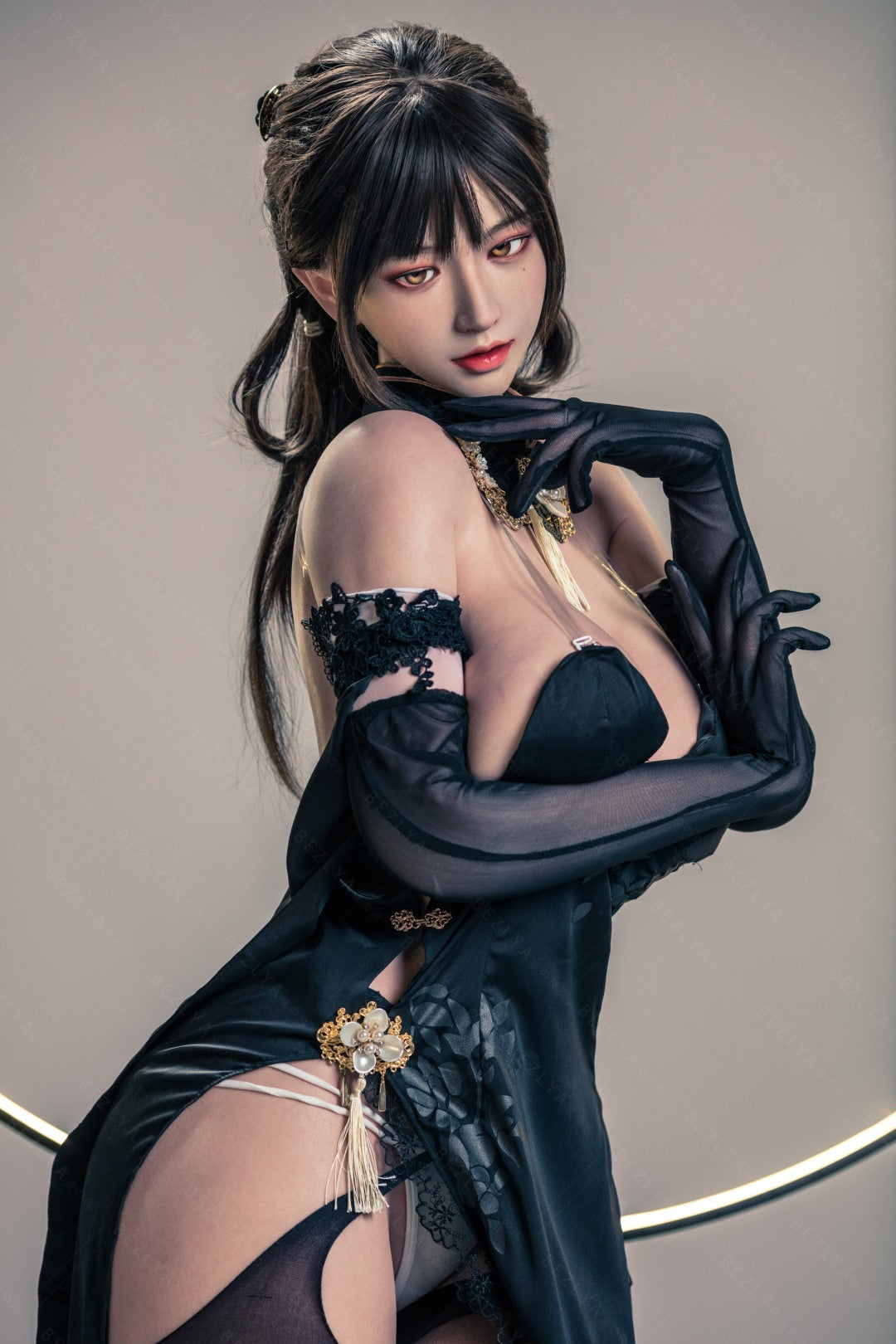 Lagenaria seksnukk (Bezlya Doll 155 cm H-tass 2,1 silikoon)