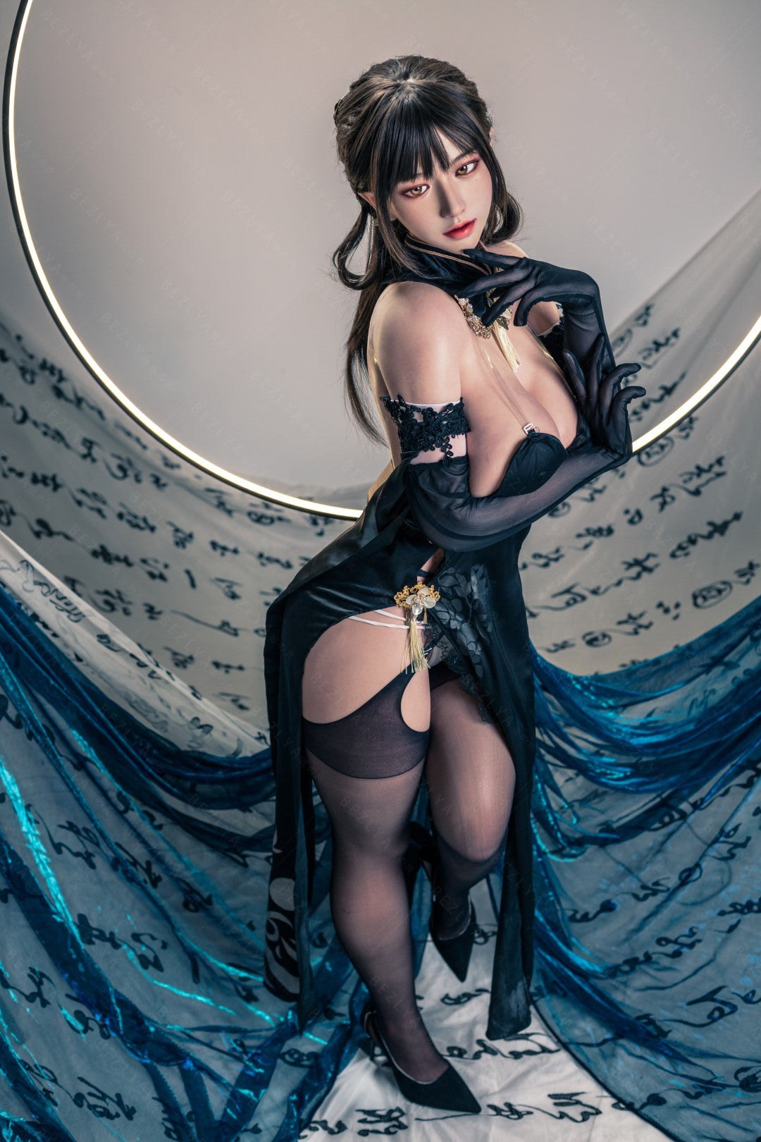 Lagenaria seksnukk (Bezlya Doll 155 cm H-tass 2,1 silikoon)