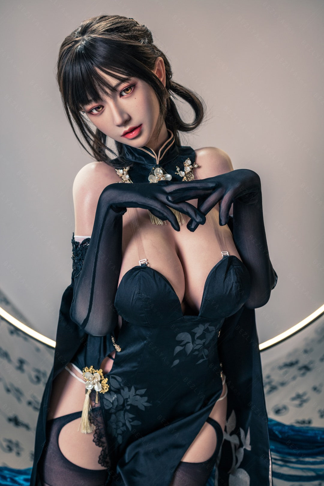 Lagenaria seksnukk (Bezlya Doll 155 cm H-tass 2,1 silikoon)