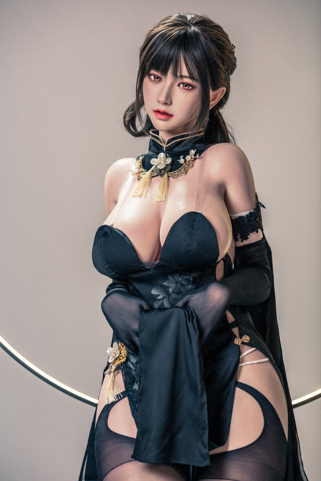 Lagenaria seksnukk (Bezlya Doll 155 cm H-tass 2,1 silikoon)