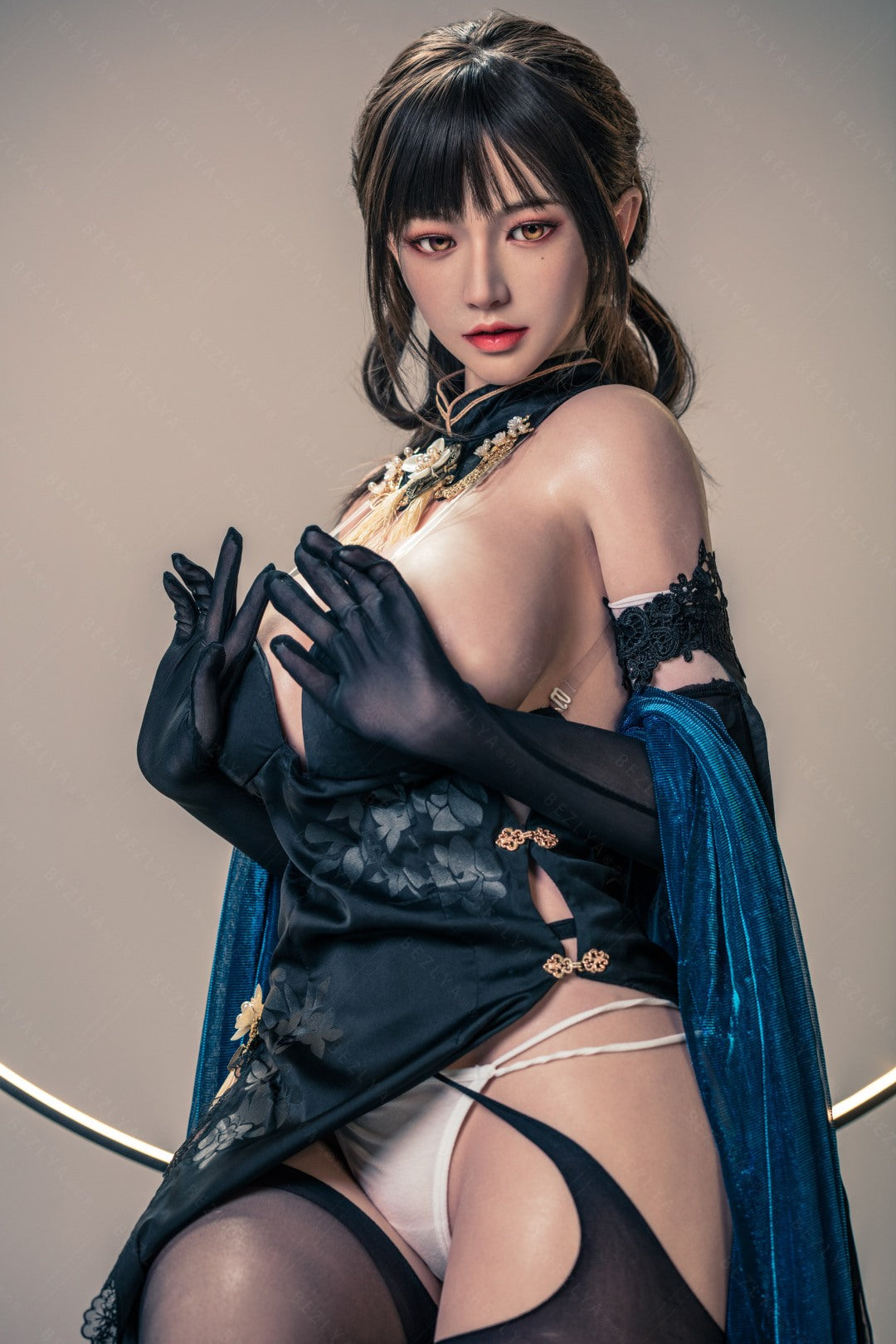 Lagenaria seksnukk (Bezlya Doll 155 cm H-tass 2,1 silikoon)
