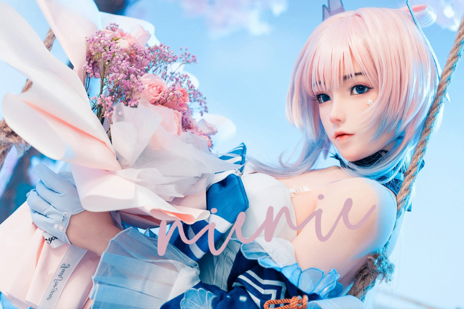 Cyrtenthera seksnukk (Bezlya Doll 155 cm B tass 2,0 TPE + silikoon)