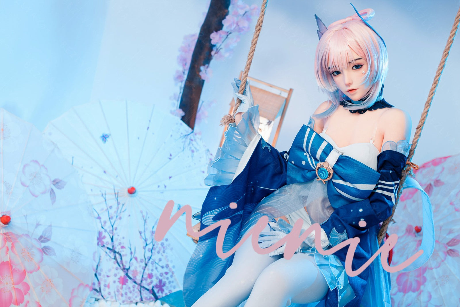 Cyrtenthera seksnukk (Bezlya Doll 155 cm B tass 2,0 TPE + silikoon)