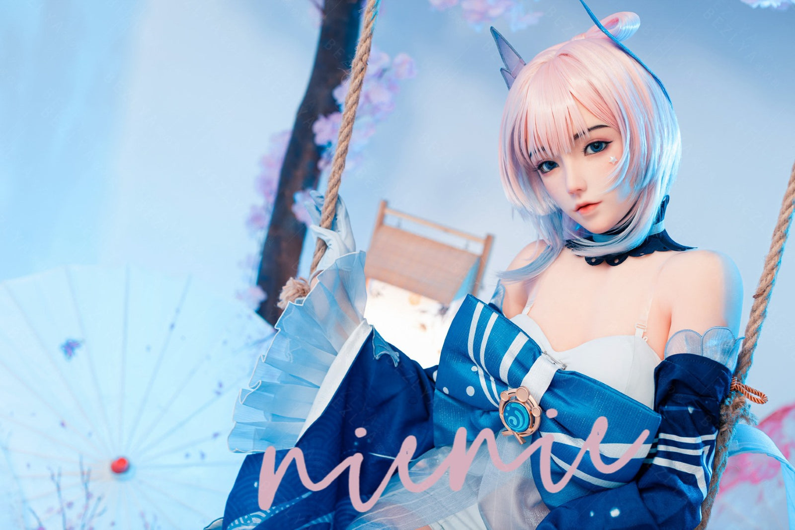 Cyrtenthera seksnukk (Bezlya Doll 155 cm B tass 2,0 TPE + silikoon)
