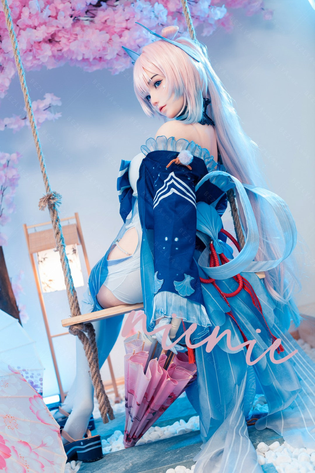 Cyrtenthera seksnukk (Bezlya Doll 155 cm B tass 2,0 TPE + silikoon)