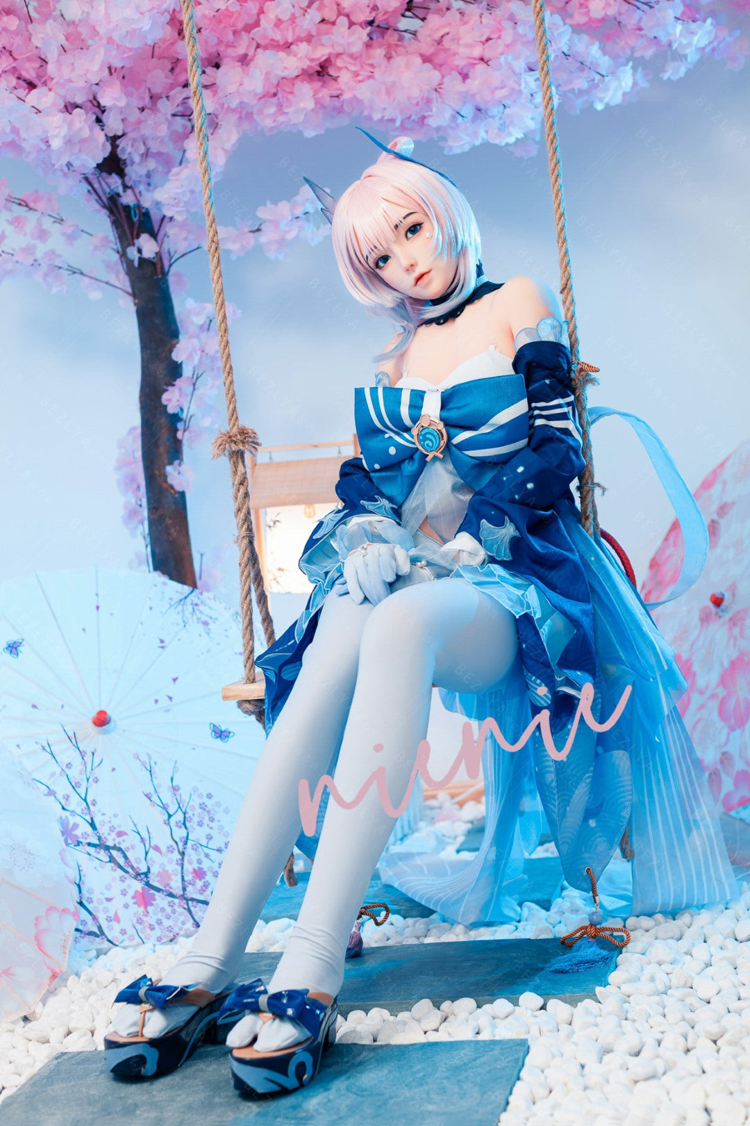 Cyrtenthera seksnukk (Bezlya Doll 155 cm B tass 2,0 TPE + silikoon)