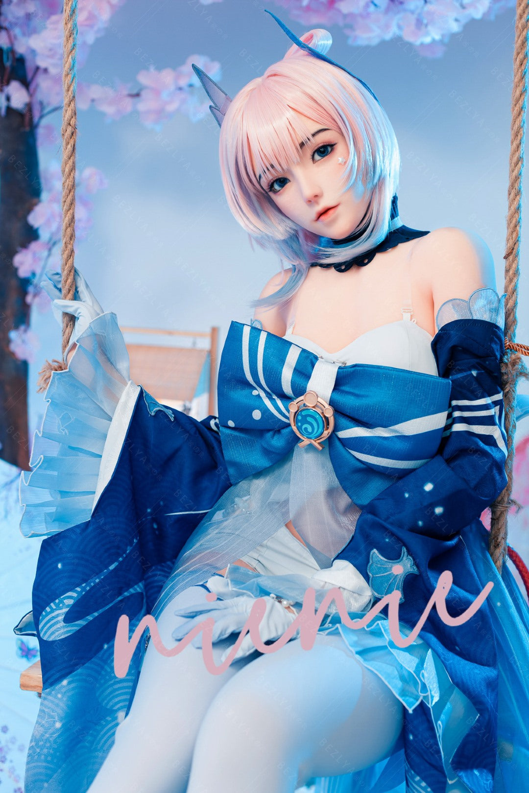 Cyrtenthera seksnukk (Bezlya Doll 155 cm B tass 2,0 TPE + silikoon)