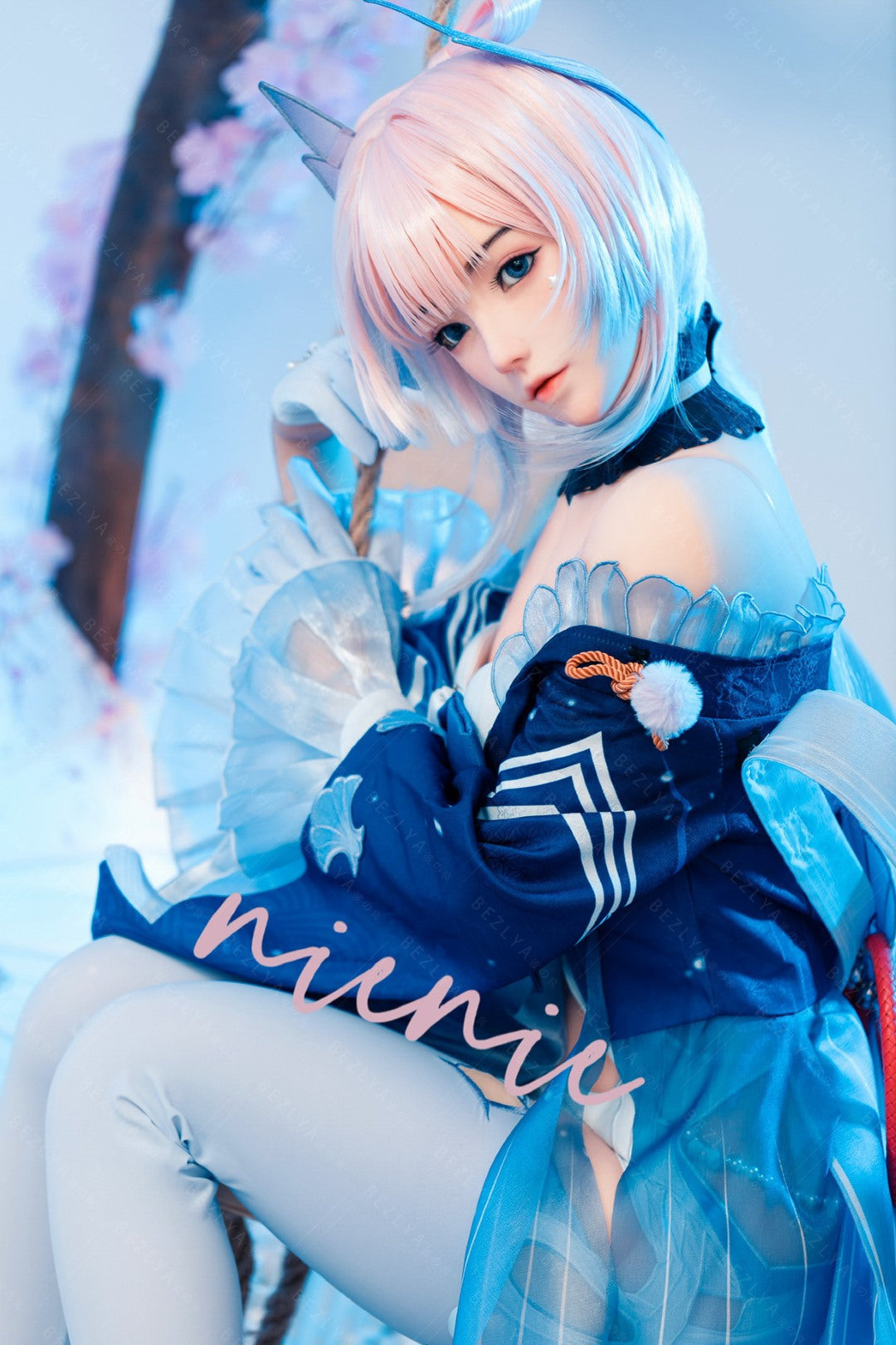 Cyrtenthera seksnukk (Bezlya Doll 155 cm B tass 2,0 TPE + silikoon)