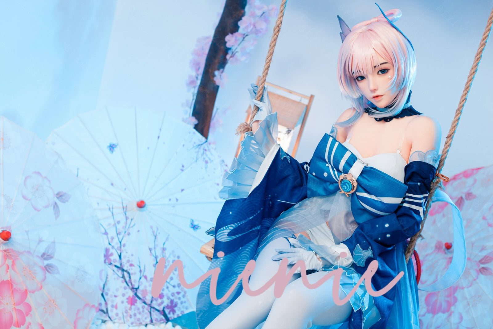 Cyrtenthera seksnukk (Bezlya Doll 155 cm B tass 2,0 TPE + silikoon)