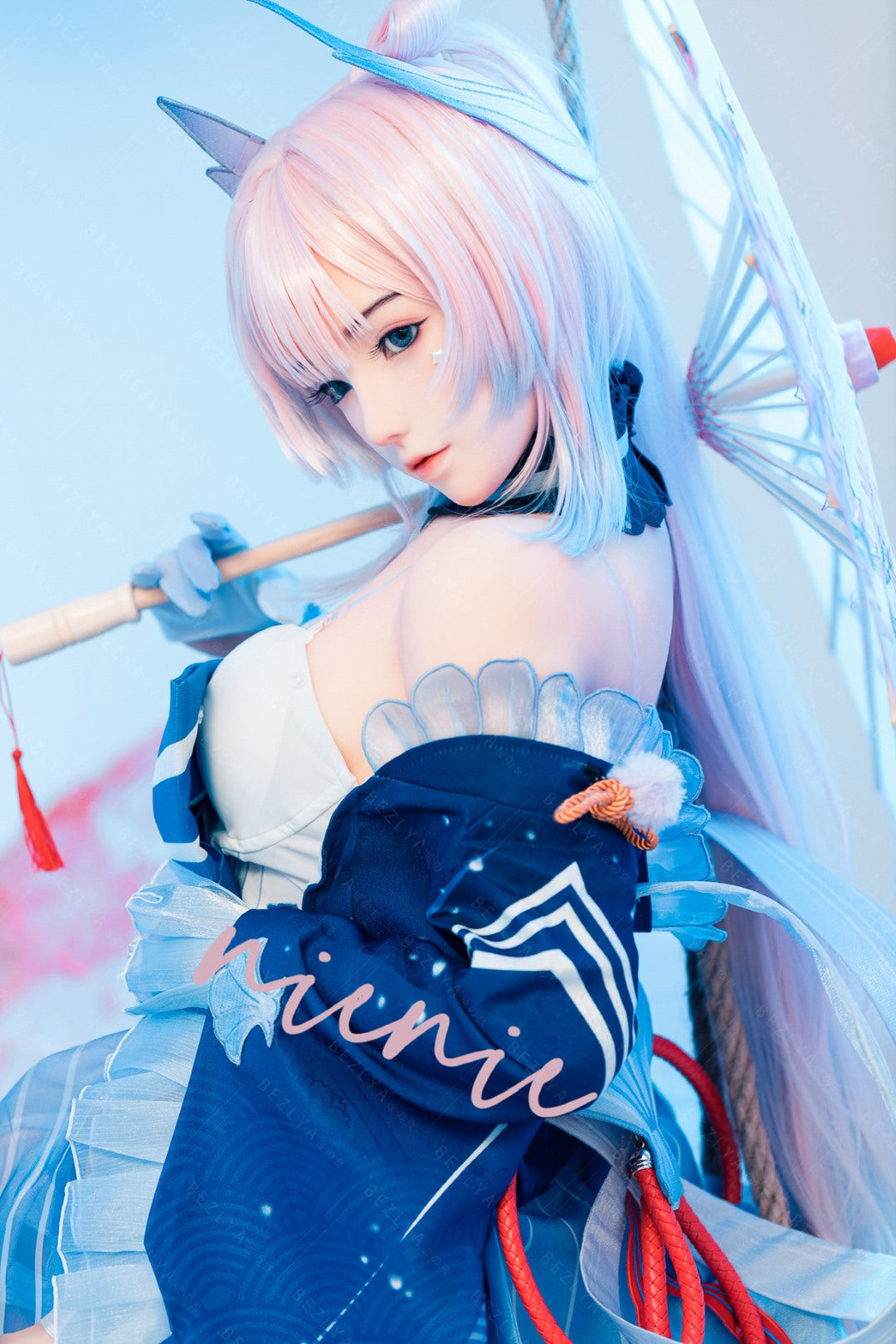 Cyrtenthera seksnukk (Bezlya Doll 155 cm B tass 2,0 TPE + silikoon)