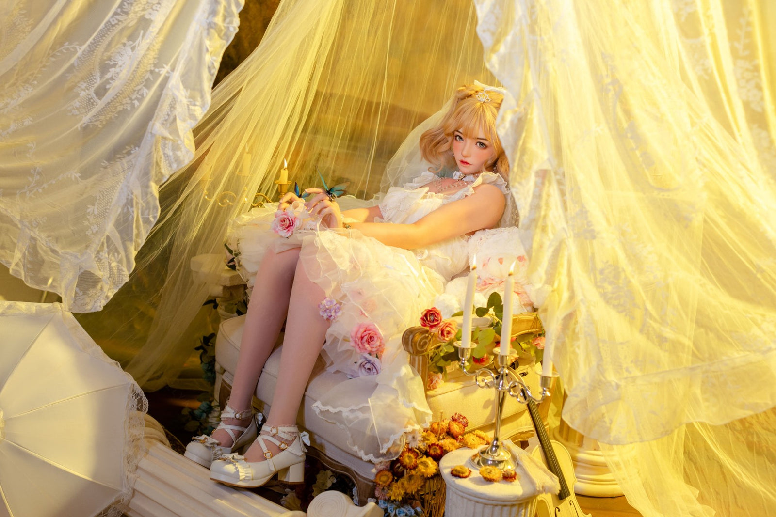 Oleander seksnukk (Bezlya Doll 156 cm B tass 2,1 silikoon)