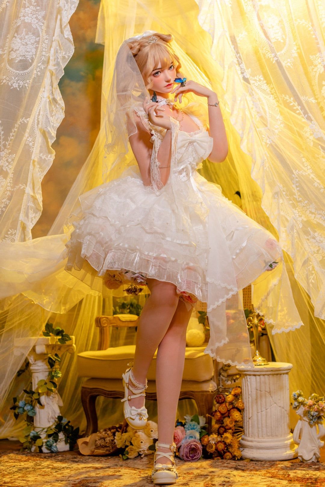 Oleander seksnukk (Bezlya Doll 156 cm B tass 2,1 silikoon)