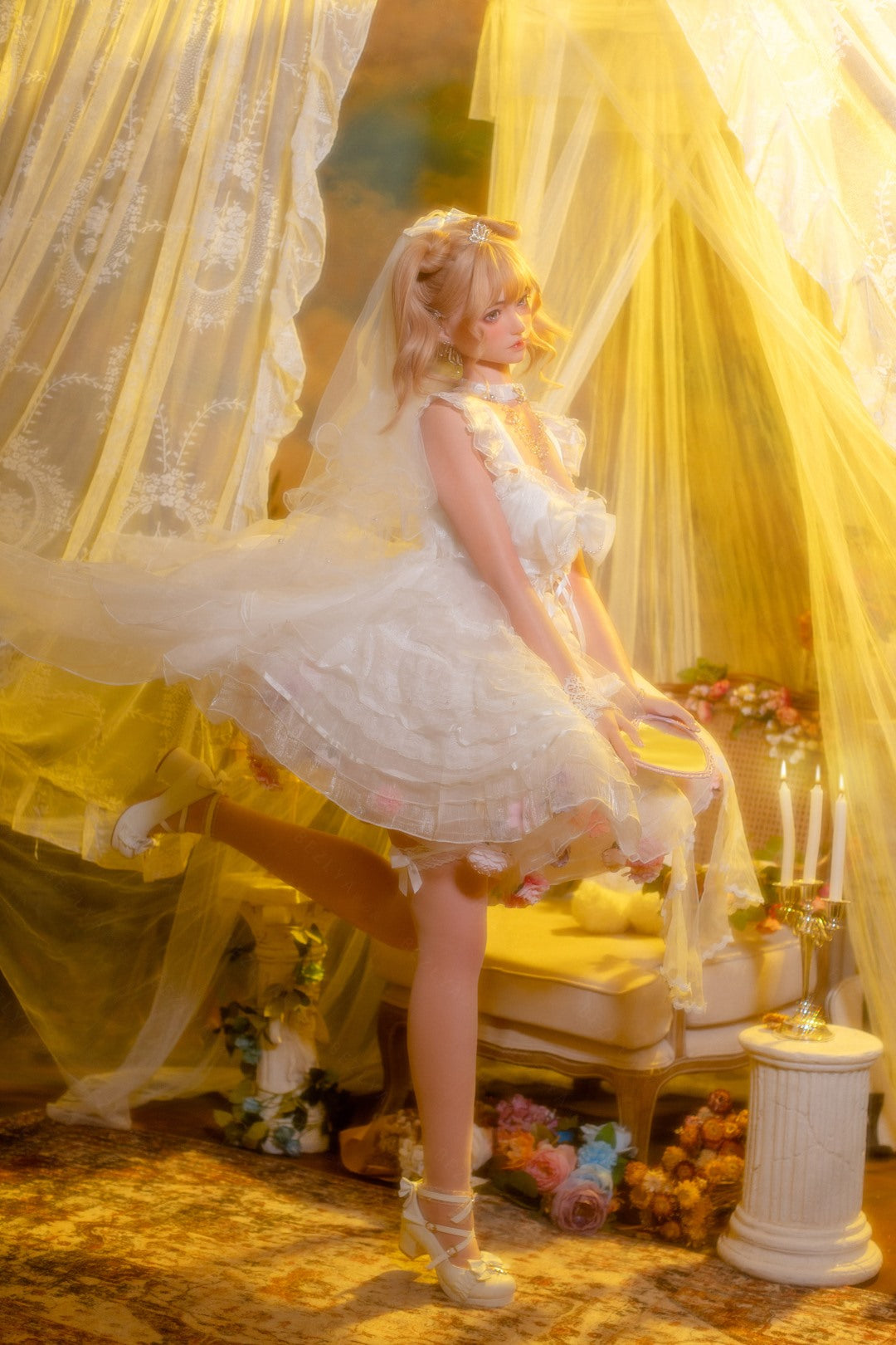 Oleander seksnukk (Bezlya Doll 156 cm B tass 2,1 silikoon)