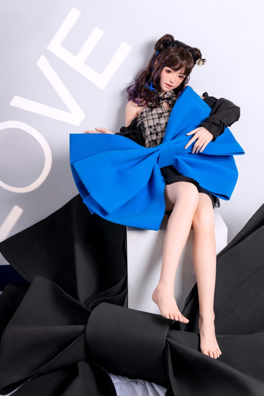 Pisumi seksnukk (Bezlya Doll 150 cm B tass 2,1 silikoon)