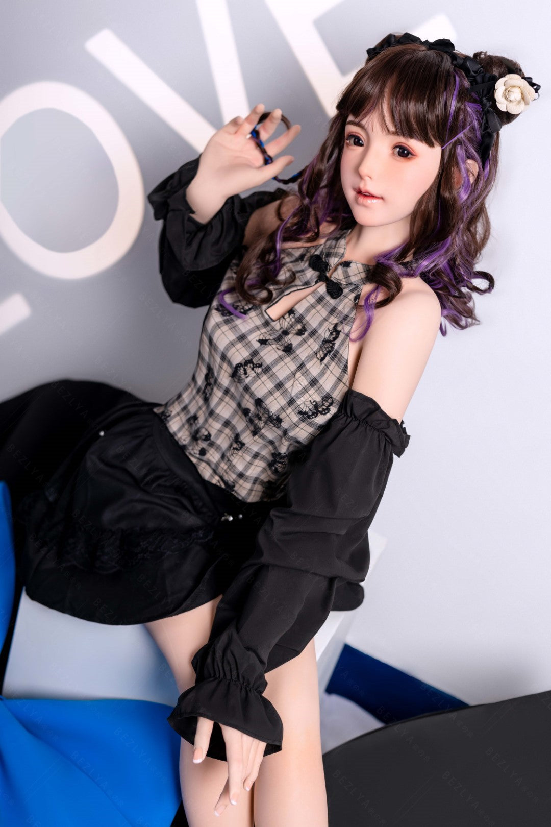Pisumi seksnukk (Bezlya Doll 150 cm B tass 2,1 silikoon)
