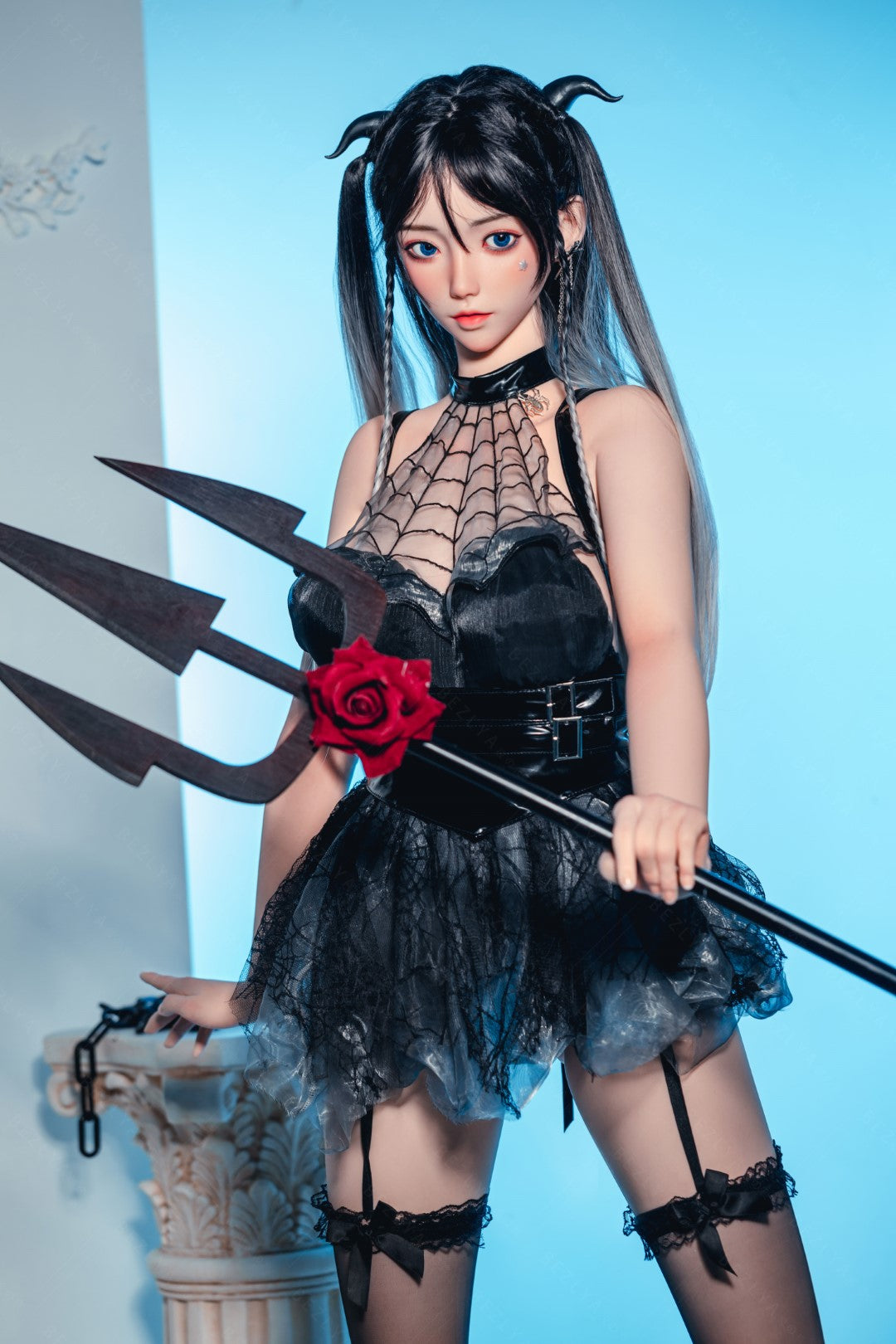 Cyrtenthera seksnukk (Bezlya Doll 163 cm C-tass 2,1 silikoon)