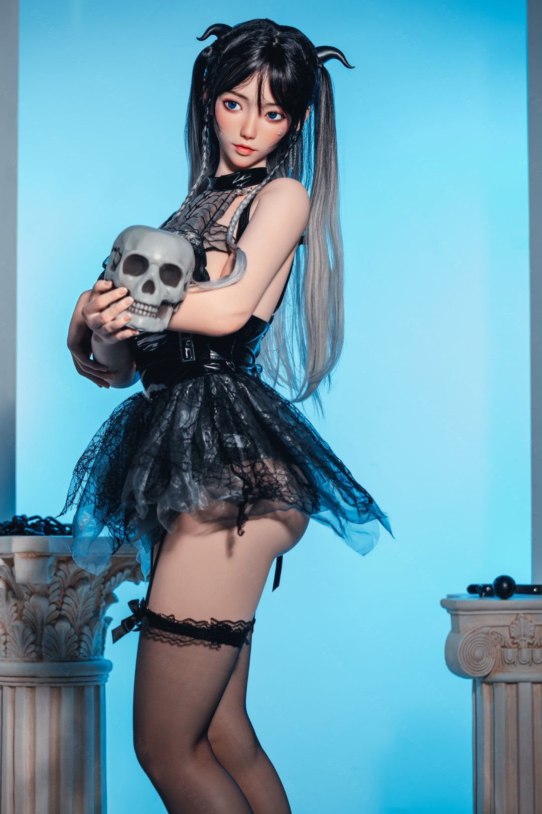 Cyrtenthera seksnukk (Bezlya Doll 163 cm C-tass 2,1 silikoon)