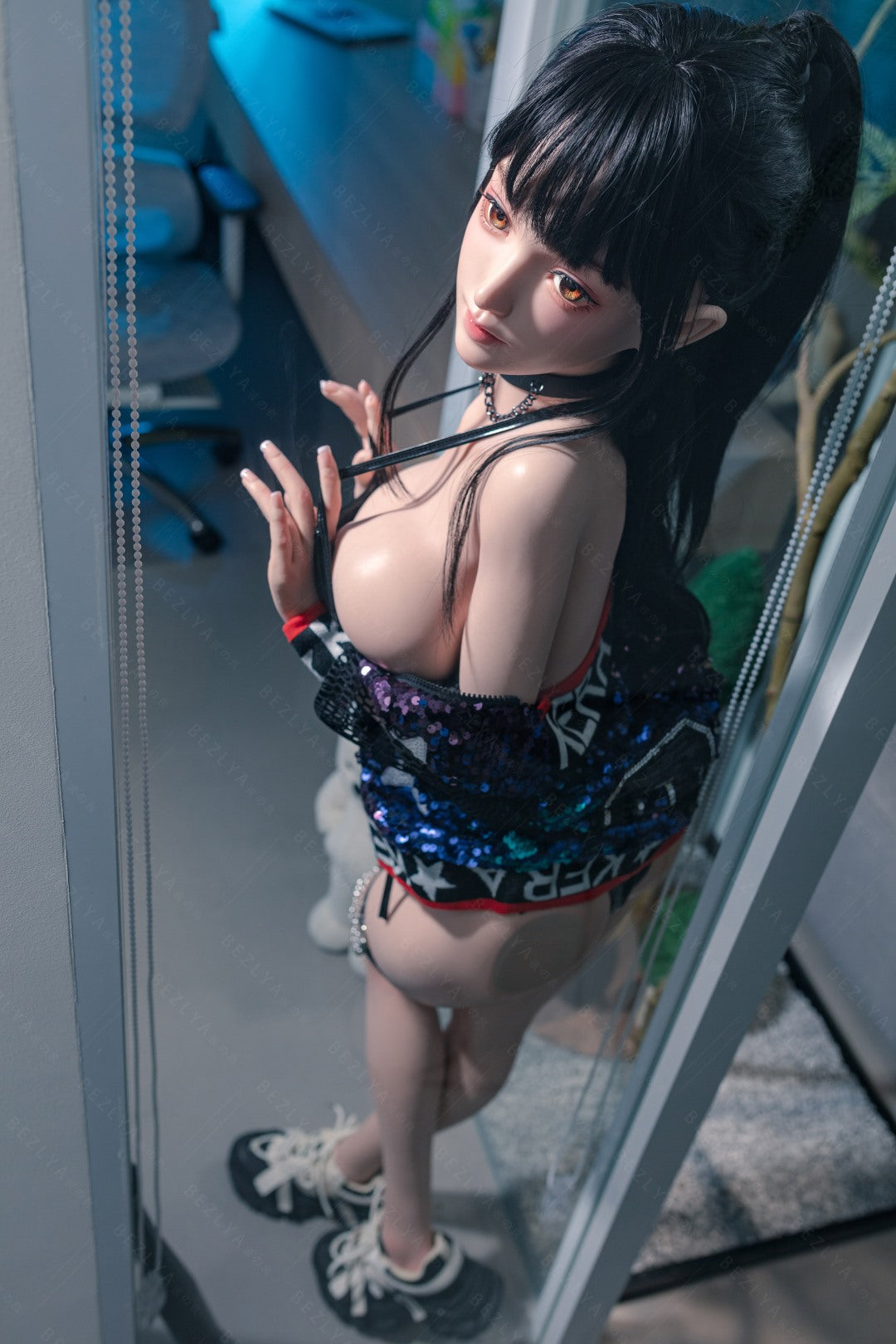 Paeonia seksnukk (Bezlya Doll 145 cm F-tass 2,2CF silikoon)