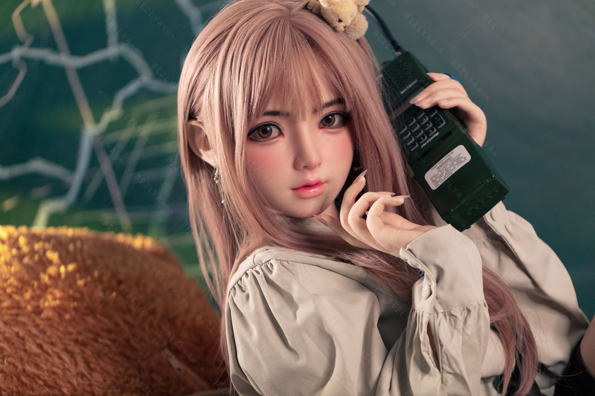 Convallaria seksnukk (Bezlya Doll 155 cm B tass 2,1 silikoon)