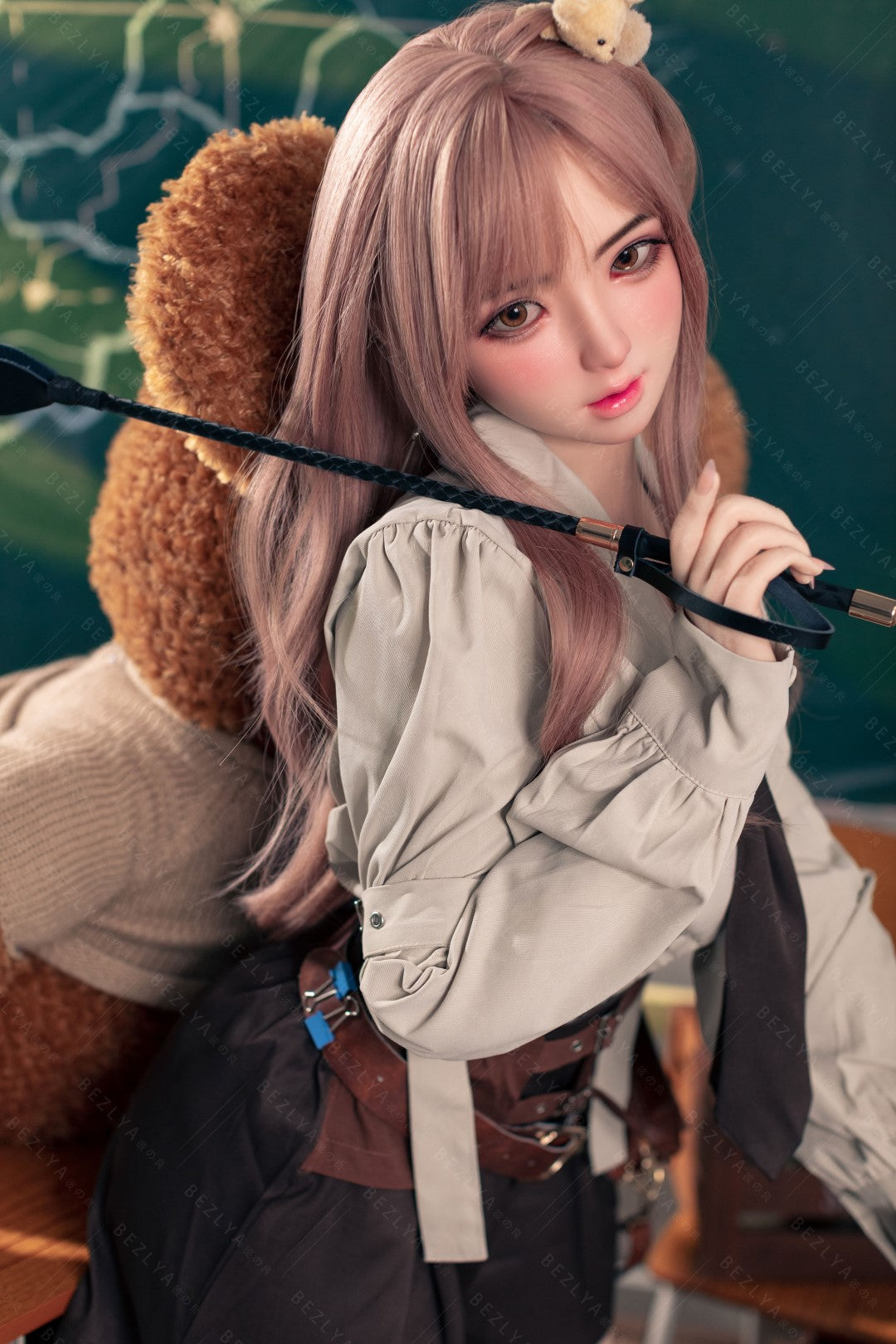Convallaria seksnukk (Bezlya Doll 155 cm B tass 2,1 silikoon)