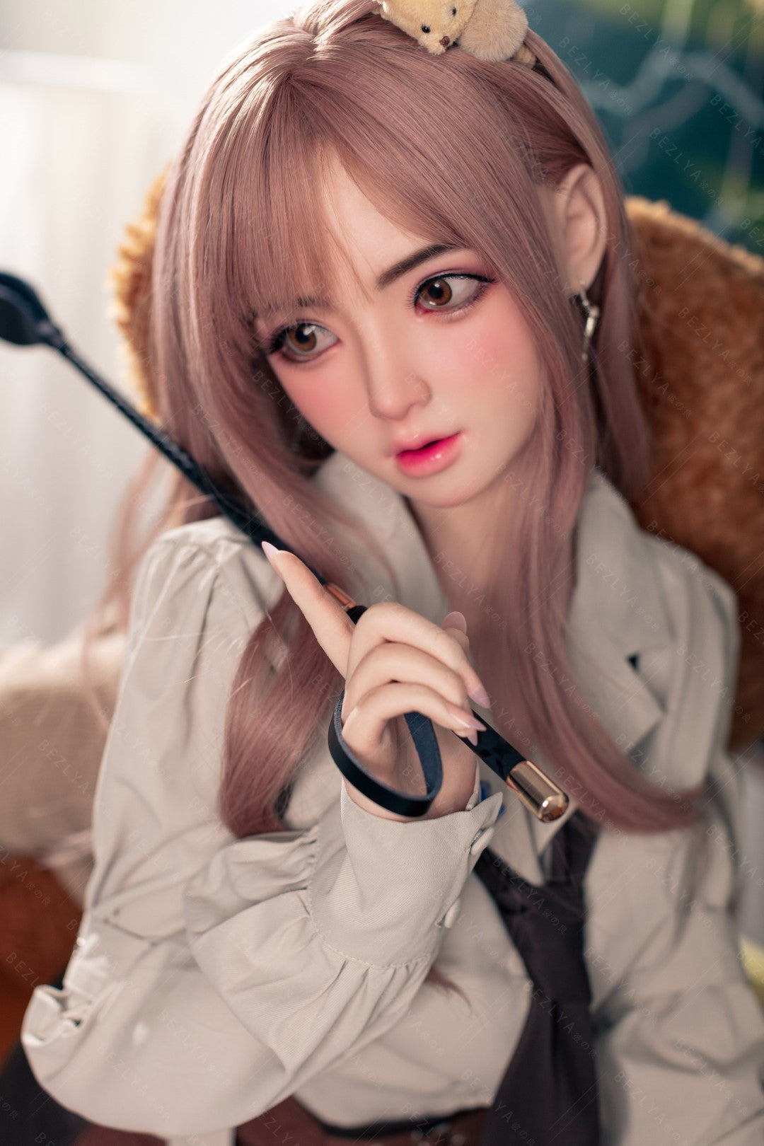 Convallaria seksnukk (Bezlya Doll 155 cm B tass 2,1 silikoon)