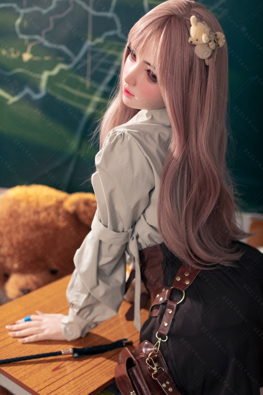 Convallaria seksnukk (Bezlya Doll 155 cm B tass 2,1 silikoon)