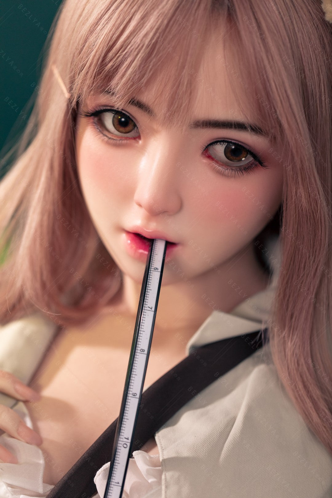 Convallaria seksnukk (Bezlya Doll 155 cm B tass 2,1 silikoon)