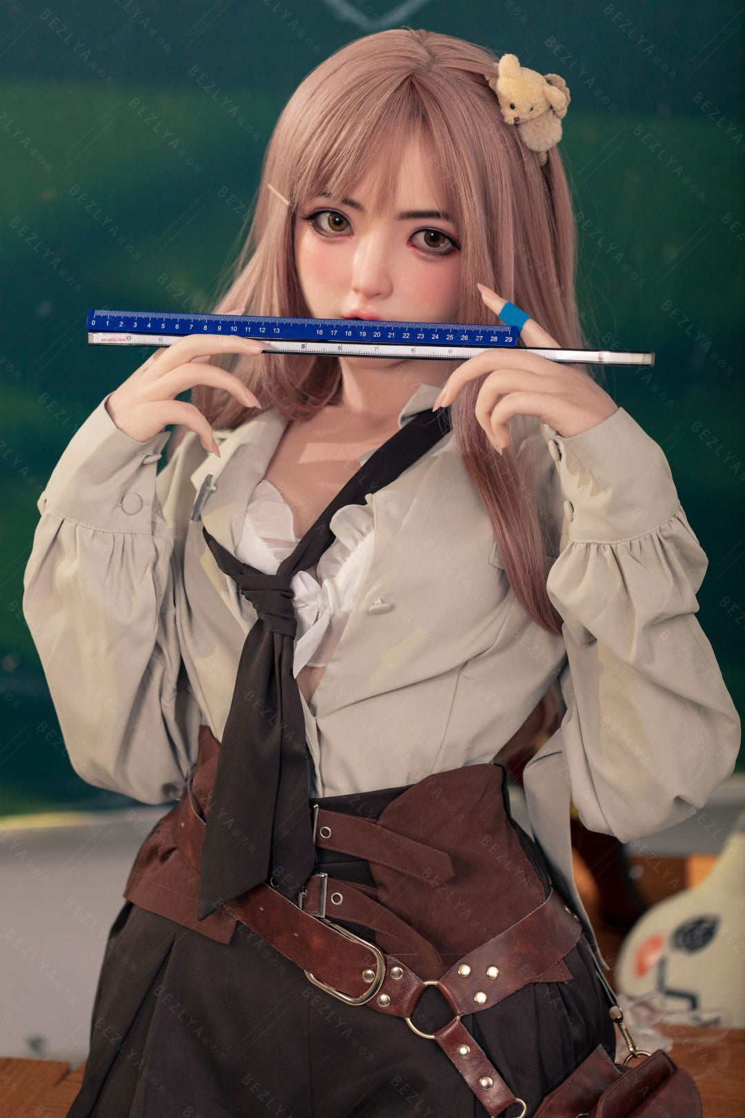 Convallaria seksnukk (Bezlya Doll 155 cm B tass 2,1 silikoon)
