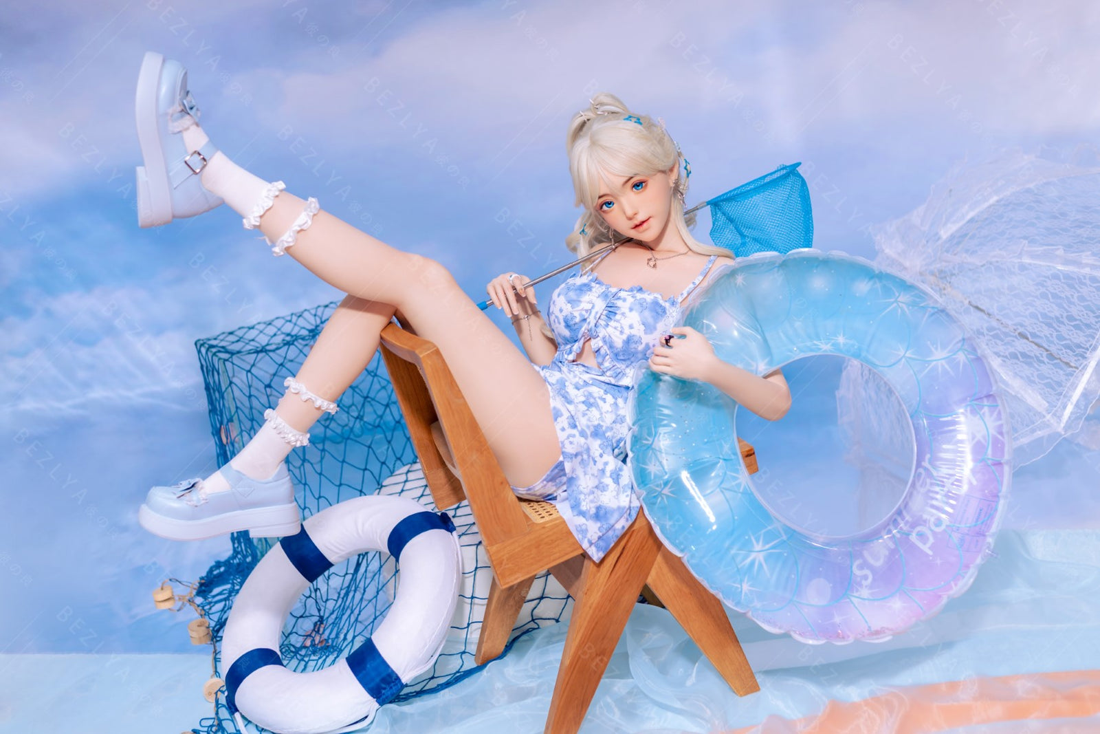Pisumi seksnukk (Bezlya Doll 149 cm D-tass 2,1 silikoon)
