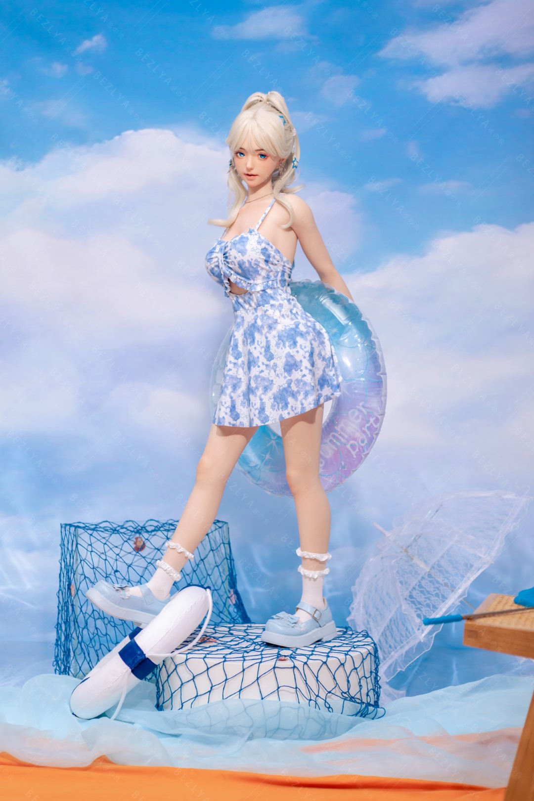 Pisumi seksnukk (Bezlya Doll 149 cm D-tass 2,1 silikoon)