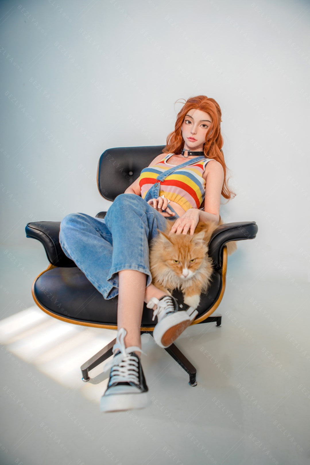 Aglaia seksnukk (Bezlya Doll 163 cm C-tass 2,1 silikoon)