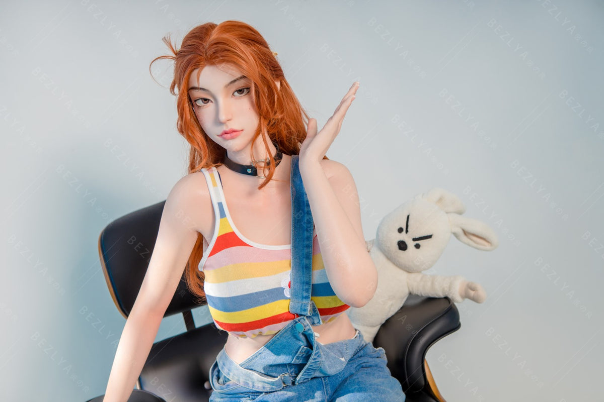 Aglaia seksnukk (Bezlya Doll 163 cm C-tass 2,1 silikoon)
