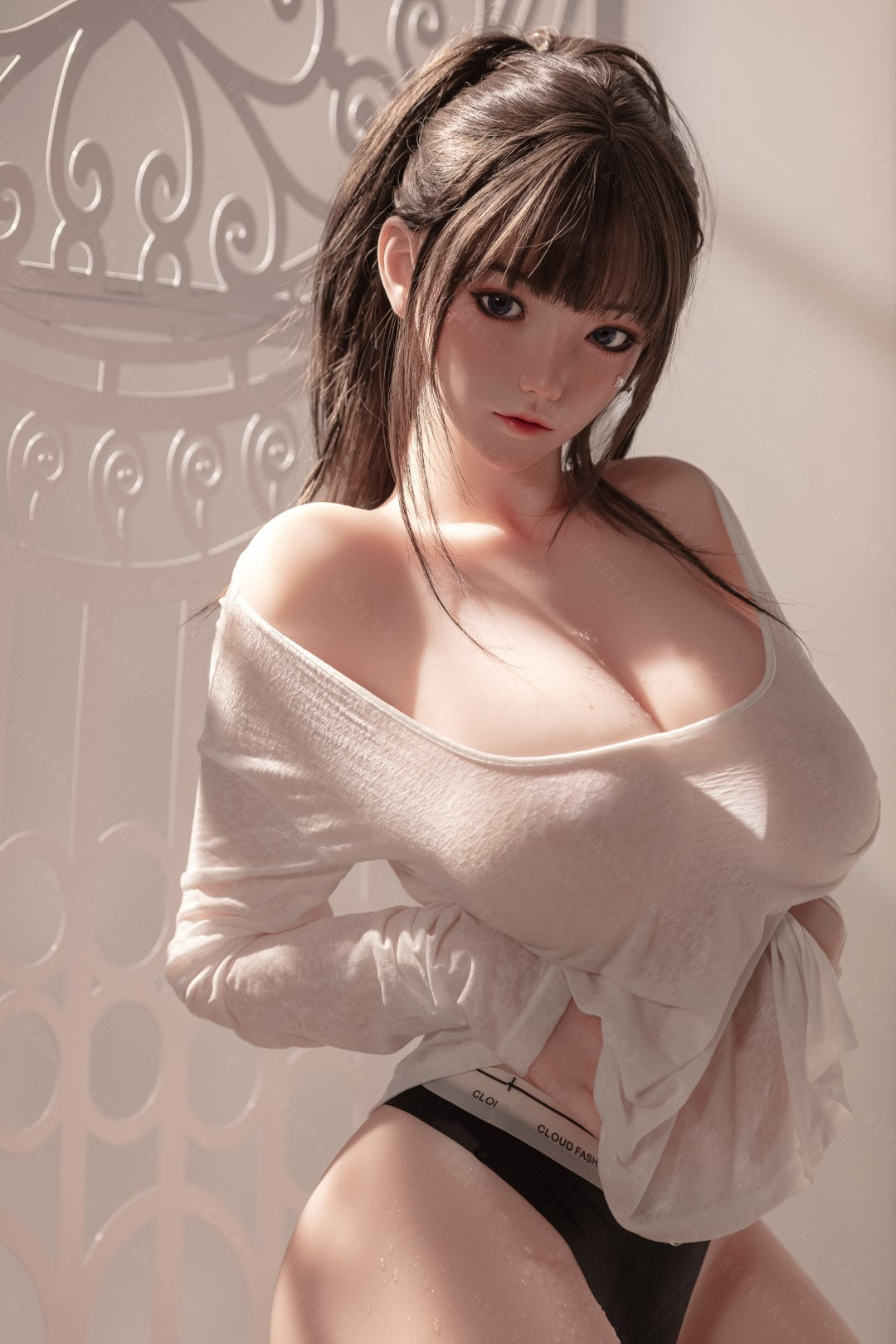 Cyrtenthera seksnukk (Bezlya Doll 155 cm F tass 2,0 TPE + silikoon)