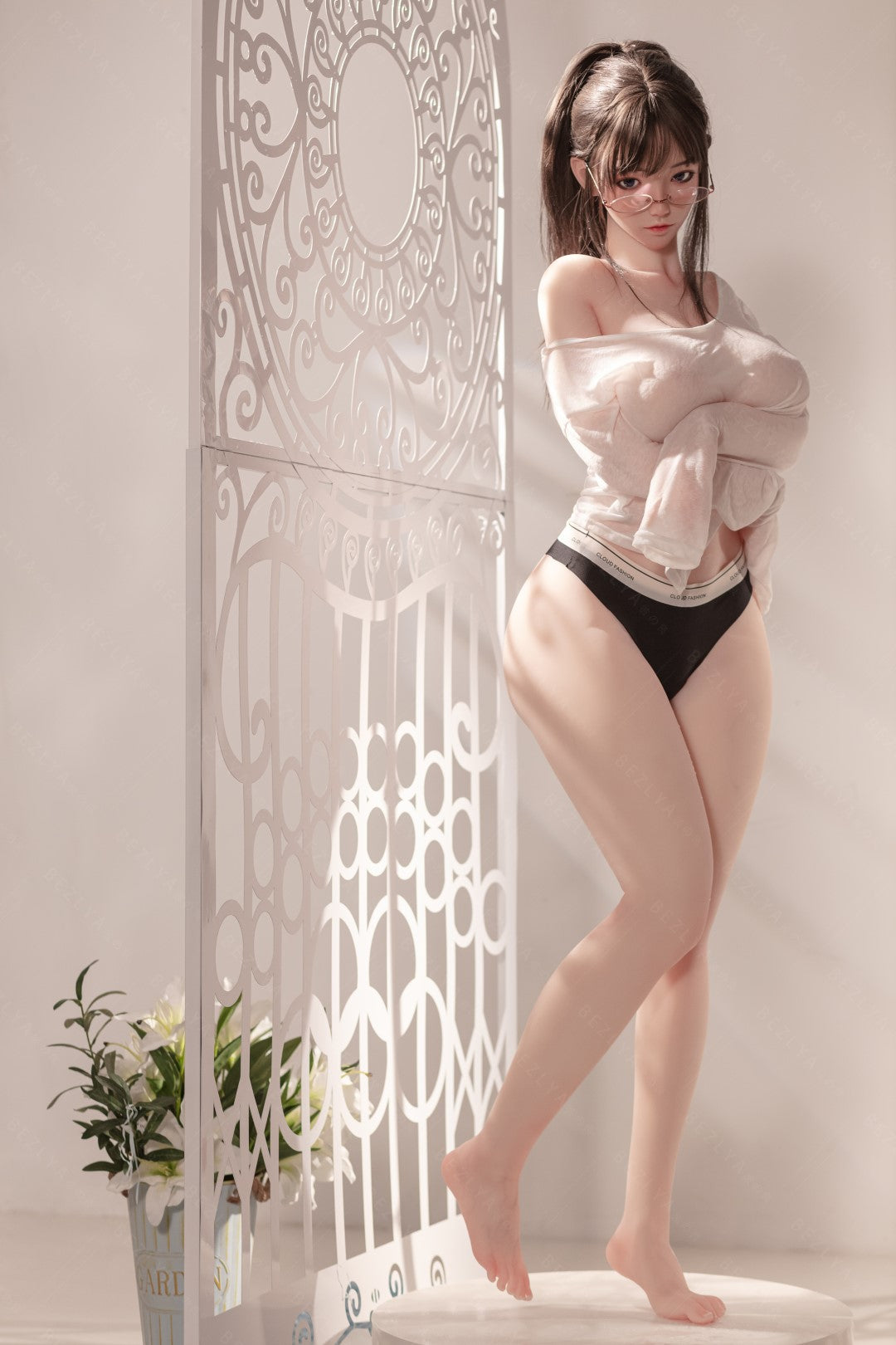 Cyrtenthera seksnukk (Bezlya Doll 155 cm F tass 2,0 TPE + silikoon)