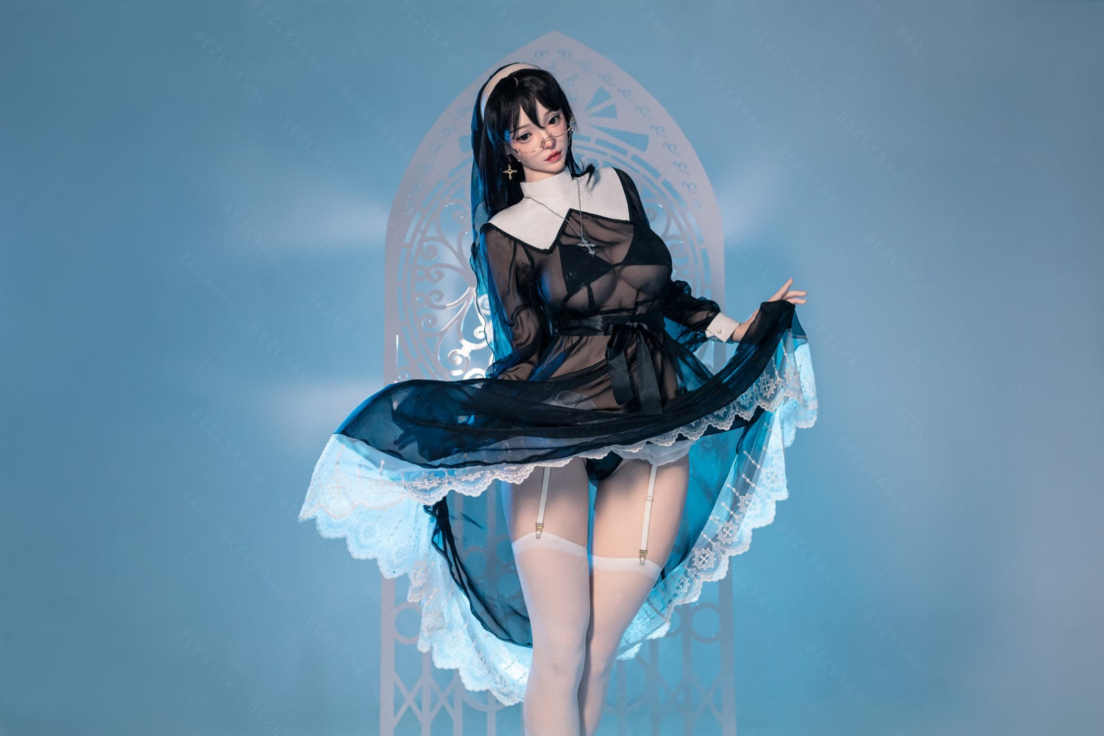 Albizia seksnukk (Bezlya Doll 168cm F tass 2,2U silikoon)