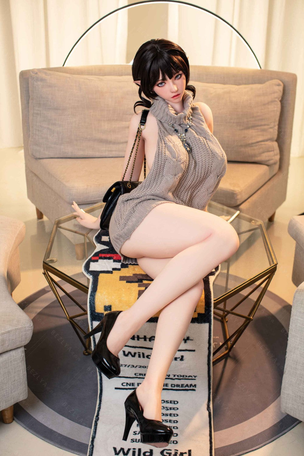 Calla seksinukk (Bezlya Doll 155 cm F tass 2,0 TPE + silikoon)