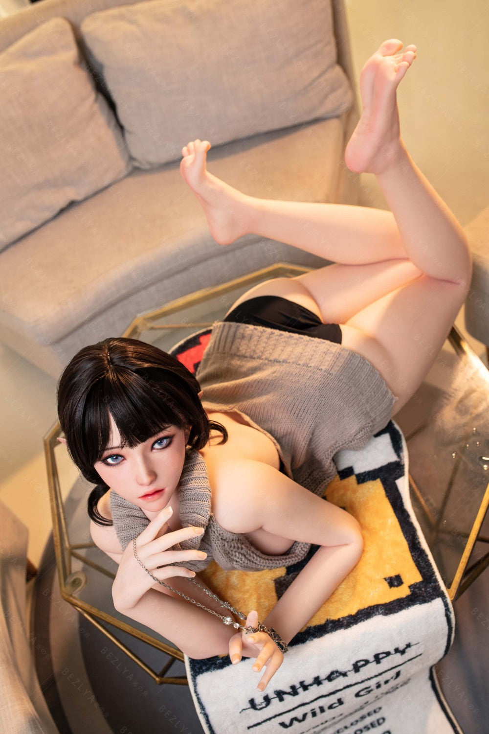 Calla seksinukk (Bezlya Doll 155 cm F tass 2,0 TPE + silikoon)