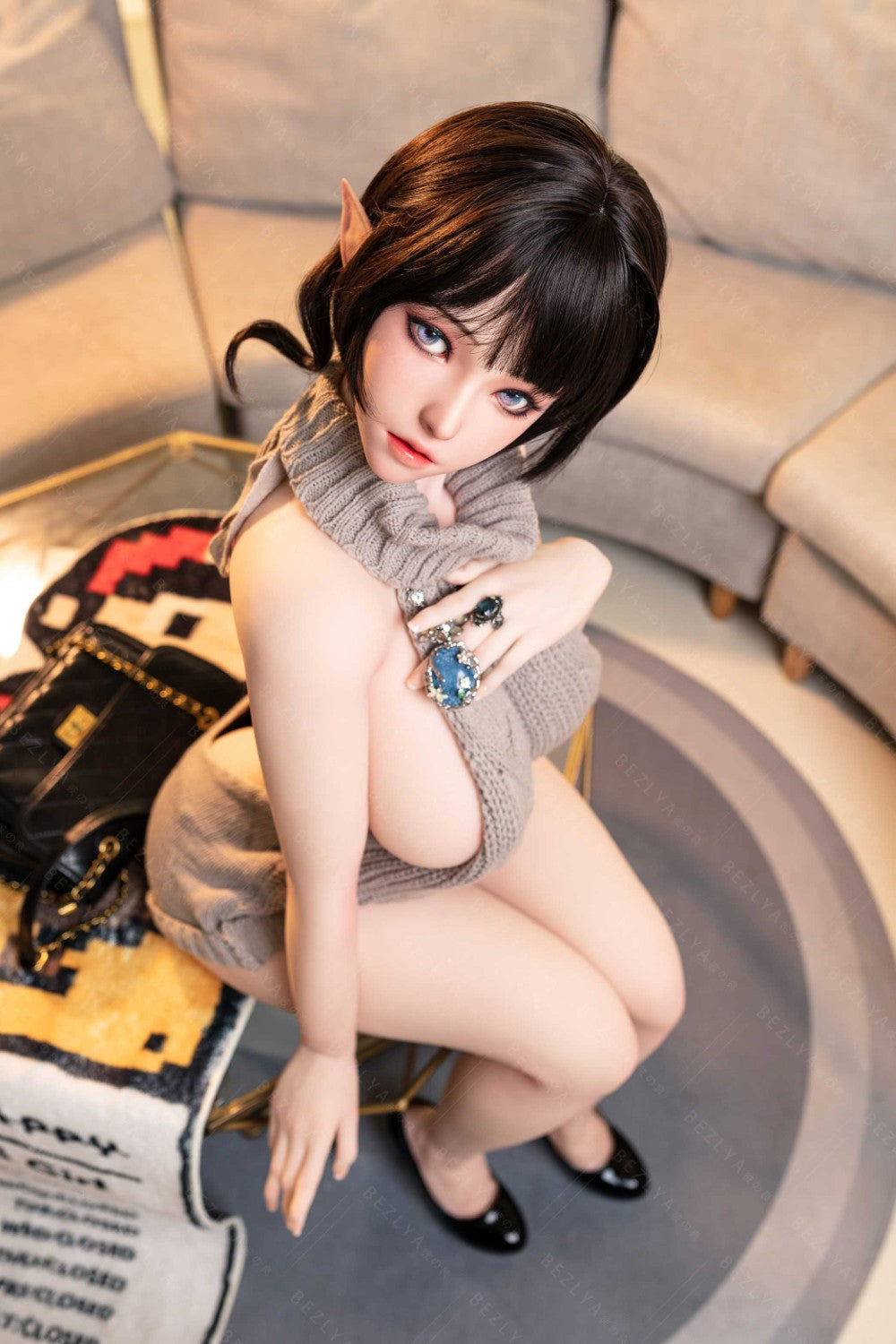 Calla seksinukk (Bezlya Doll 155 cm F tass 2,0 TPE + silikoon)