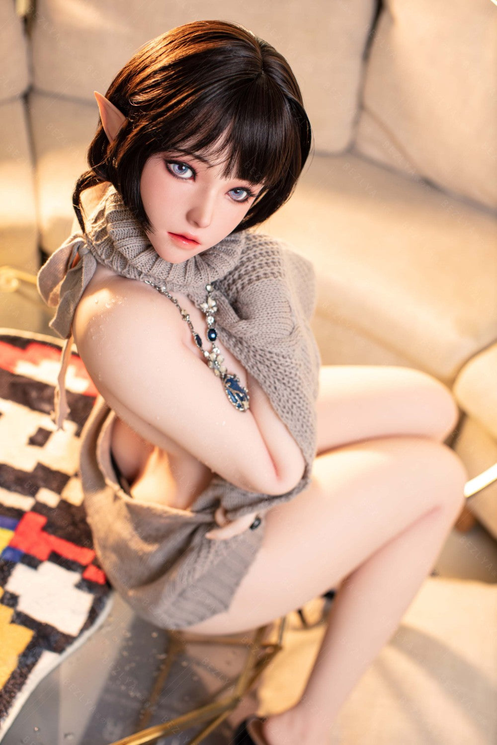 Calla seksinukk (Bezlya Doll 155 cm F tass 2,0 TPE + silikoon)