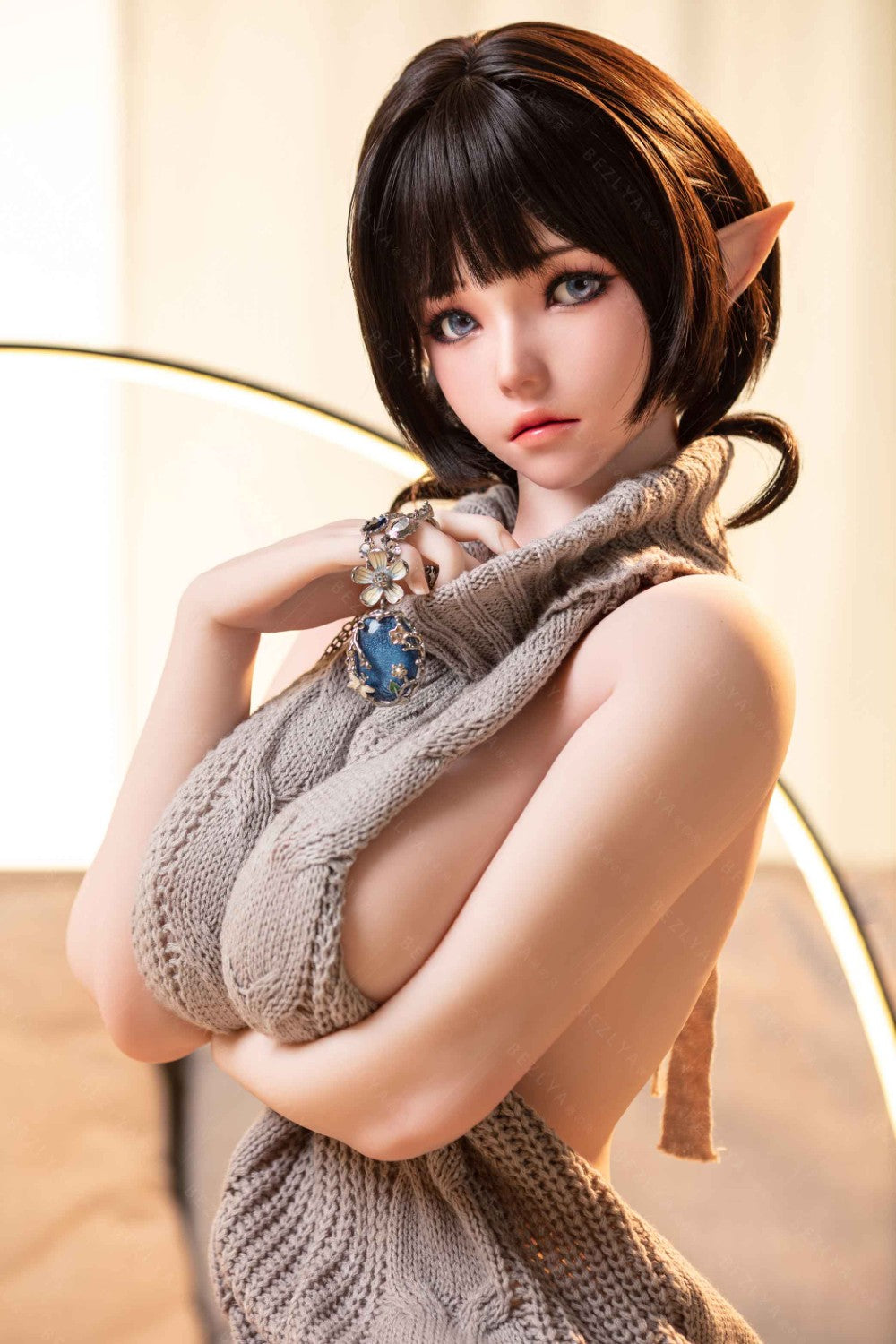 Calla seksinukk (Bezlya Doll 155 cm F tass 2,0 TPE + silikoon)