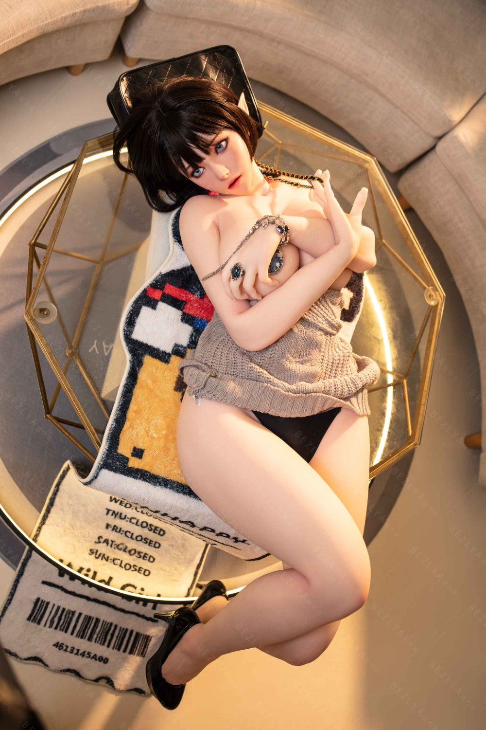 Calla seksinukk (Bezlya Doll 155 cm F tass 2,0 TPE + silikoon)