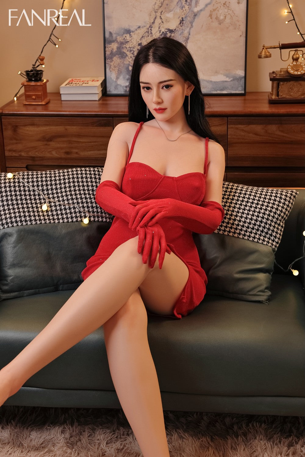 Ling Sexdocka (FanReal Doll 170cm D-kupa Silikon)